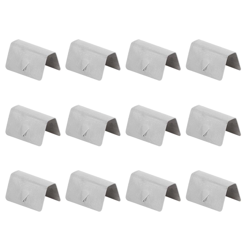12Pcs Car Wind Rain Deflector Channel Fixing Retaining Clips, Stainless Steel Deflector Clips for HEKO G3 SNED