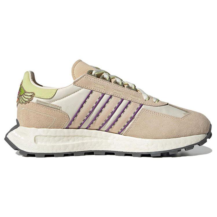 Adidas Originals Shock Absorbing Non-Slip Durable Low-Top Sports Casual Shoes Unisex Sneakers Off-White IF5410