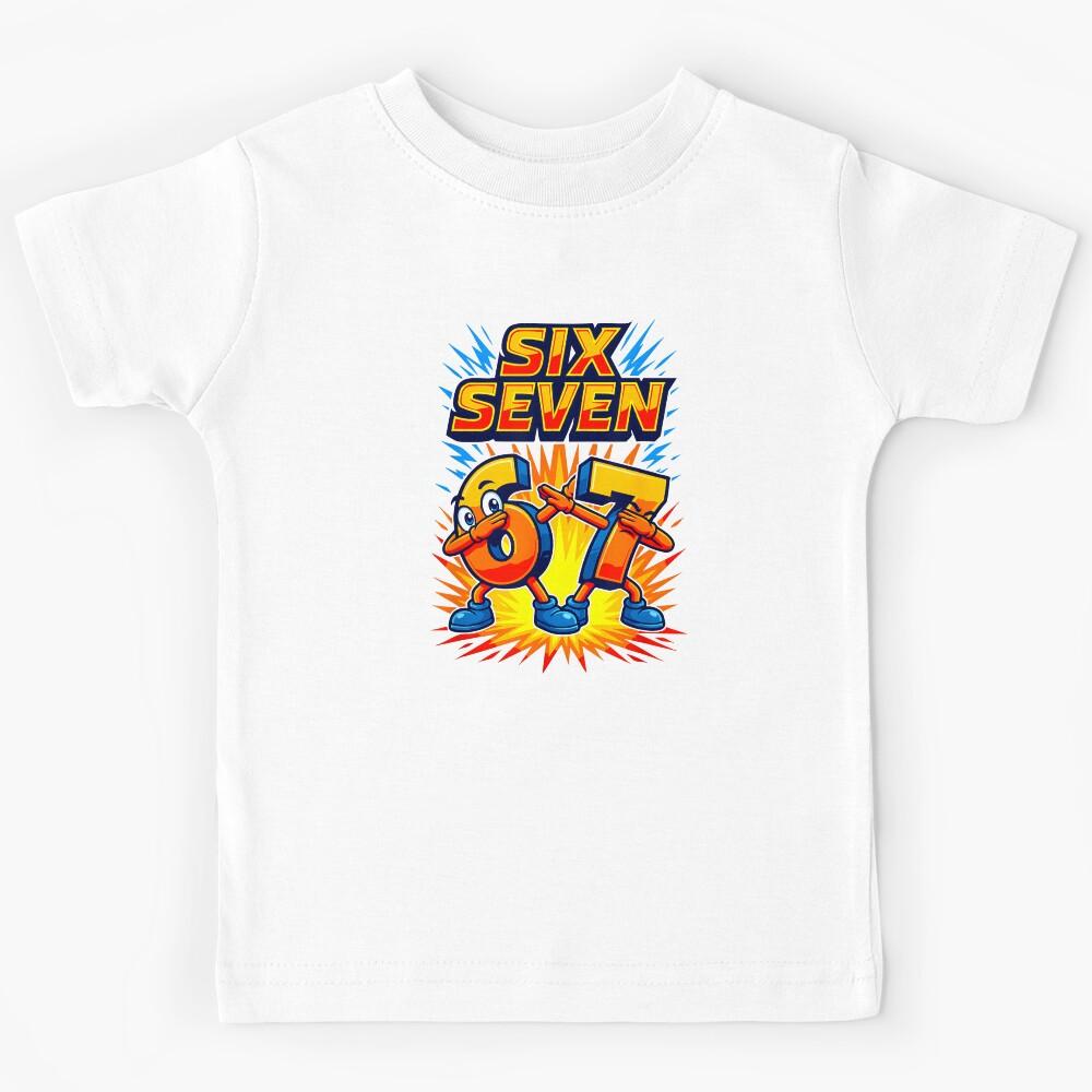 6 7 Meme Dabbing Kids T-Shirt 130