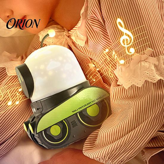 Rechargeable Projection Light Robot Car Projector with 6/12/21 Films, 6 Modes, 3 Educational Lamp Brightness Levels, Night for Bedroom Kids