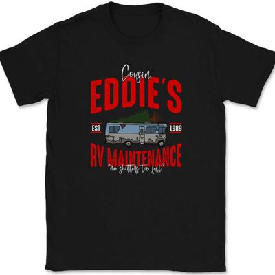 Cousin Eddies Wohnmobil-Wartung T-Shirt Tee Lustig Weihnachten Feiertag