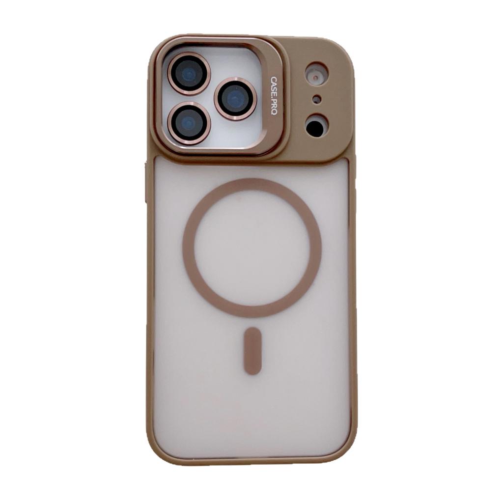 Applicable to iPhone18PROMAX magnetic mobile phone case Apple 17 lens holder skin matte protective case