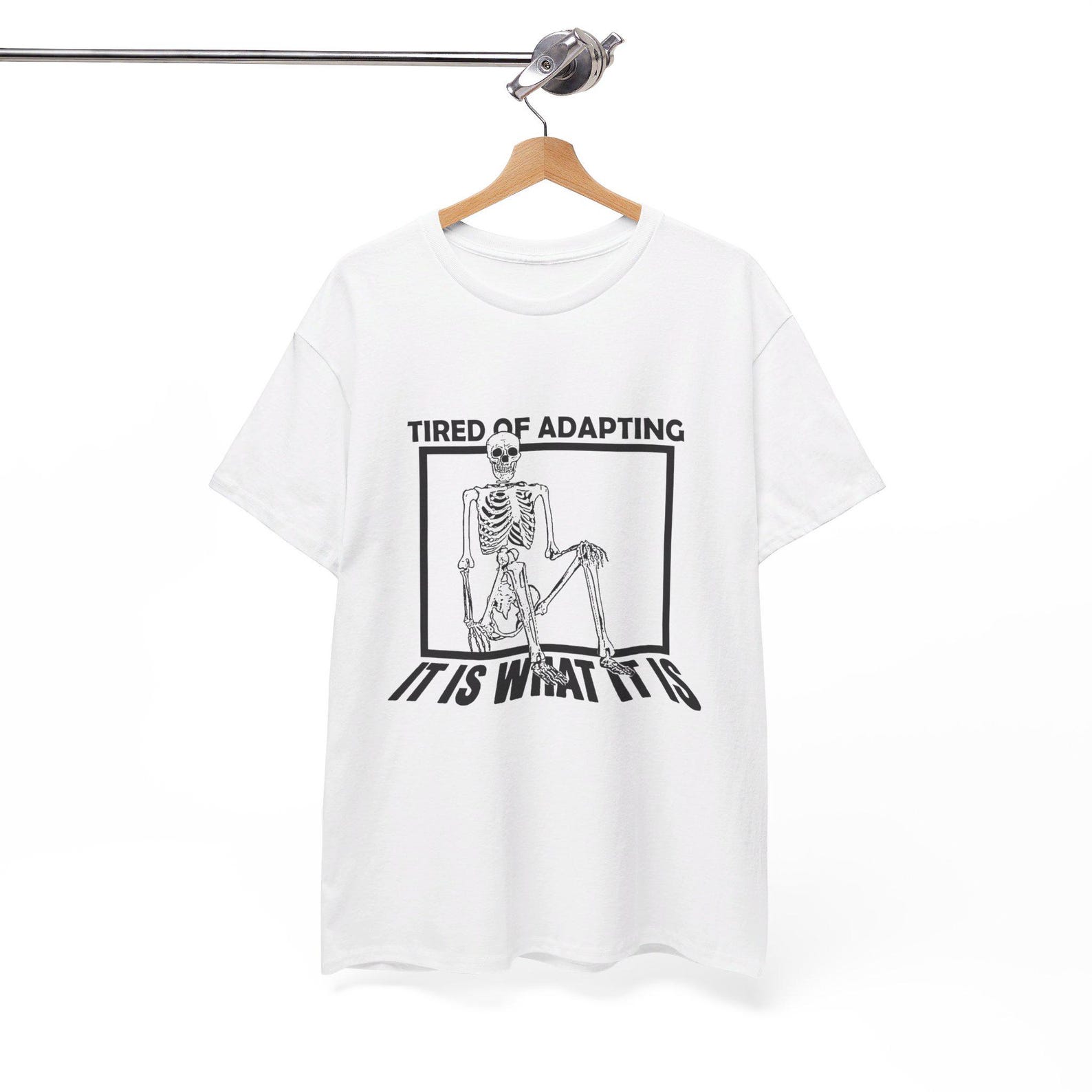 It Is What It Is Skeleton T-Shirt S
