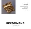 Dongdaemun Pleated Textured Earrings In 18K Gold-Plated Titanium Steel