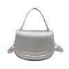 Trendy Medium Size Pu Saddle Bag With Soft Structure Perfect For Daily Casual Use