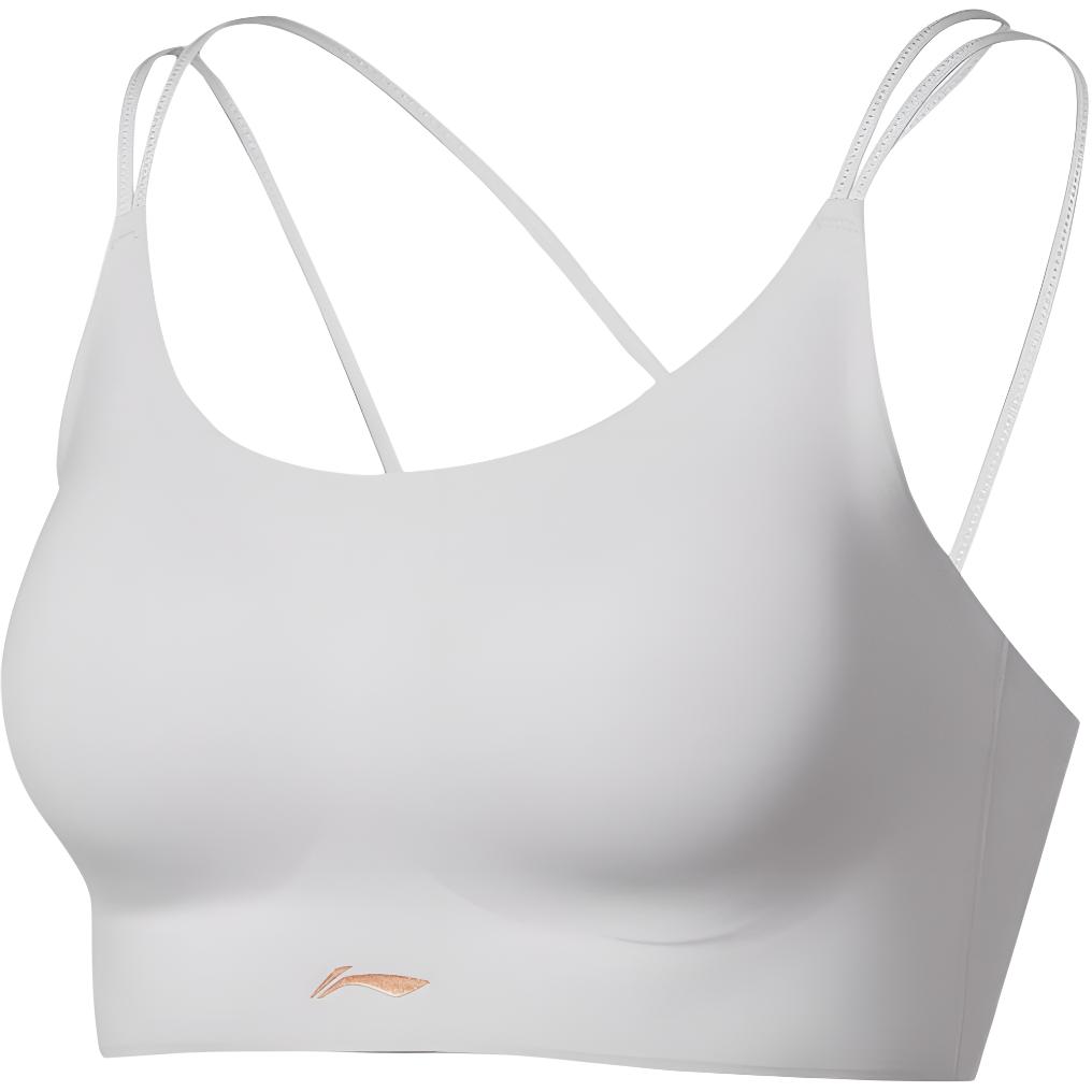Li-Ning Спортивный бюстгальтер с логотипом Pure Color женское нижнее белье белое AUBS096-1 L 6669₽