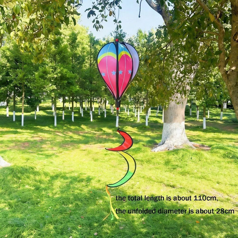 PVC Hot Air Balloon Wind Spinner Multistyles Outdoor Windmill New Festival Celebration Balloon