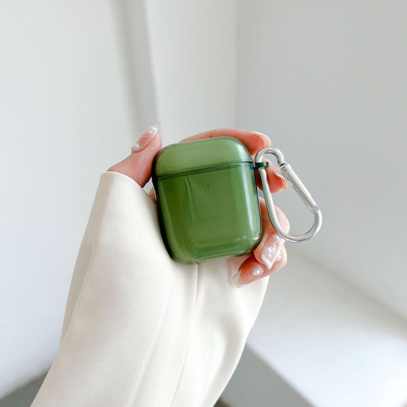 

Для Airpods 1 2 3 Pro защитный чехол для Apple AirpodsPro 2nd 1/2/3 мягкий чехол для беспроводных наушников Bluetooth из ТПУ с сумкой-брелком For Airpods Pro 2nd темно-зеленого