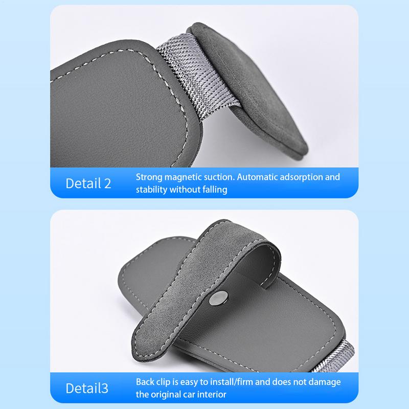 Sunglasses Holder For Car Sunglasses Clip For Car Visor Stylish Compact Clip On Gadgets Safety Protection Organization Mount For