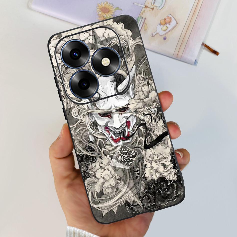 For Itel S23 Plus S681LN case itel S23 S665L Fashion Elegant Painted Soft Silicone TPU Phone Back Cover For Itel S23+ S23Plus