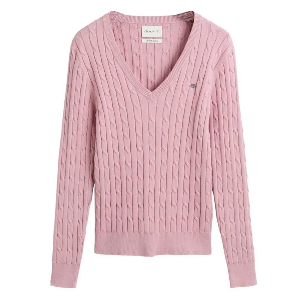 

Gant Свитер с V-образным вырезом Stretch Cable XL