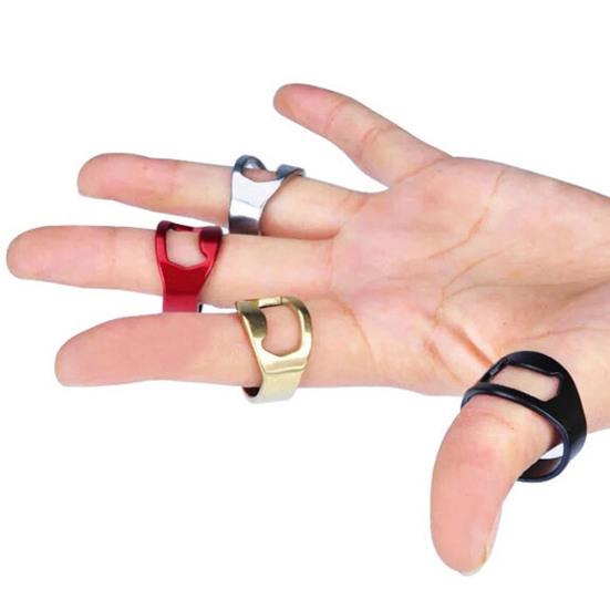 1ks domácí pivní lahve bar Nerezová ocel otvírák na palec prst prsten číšník