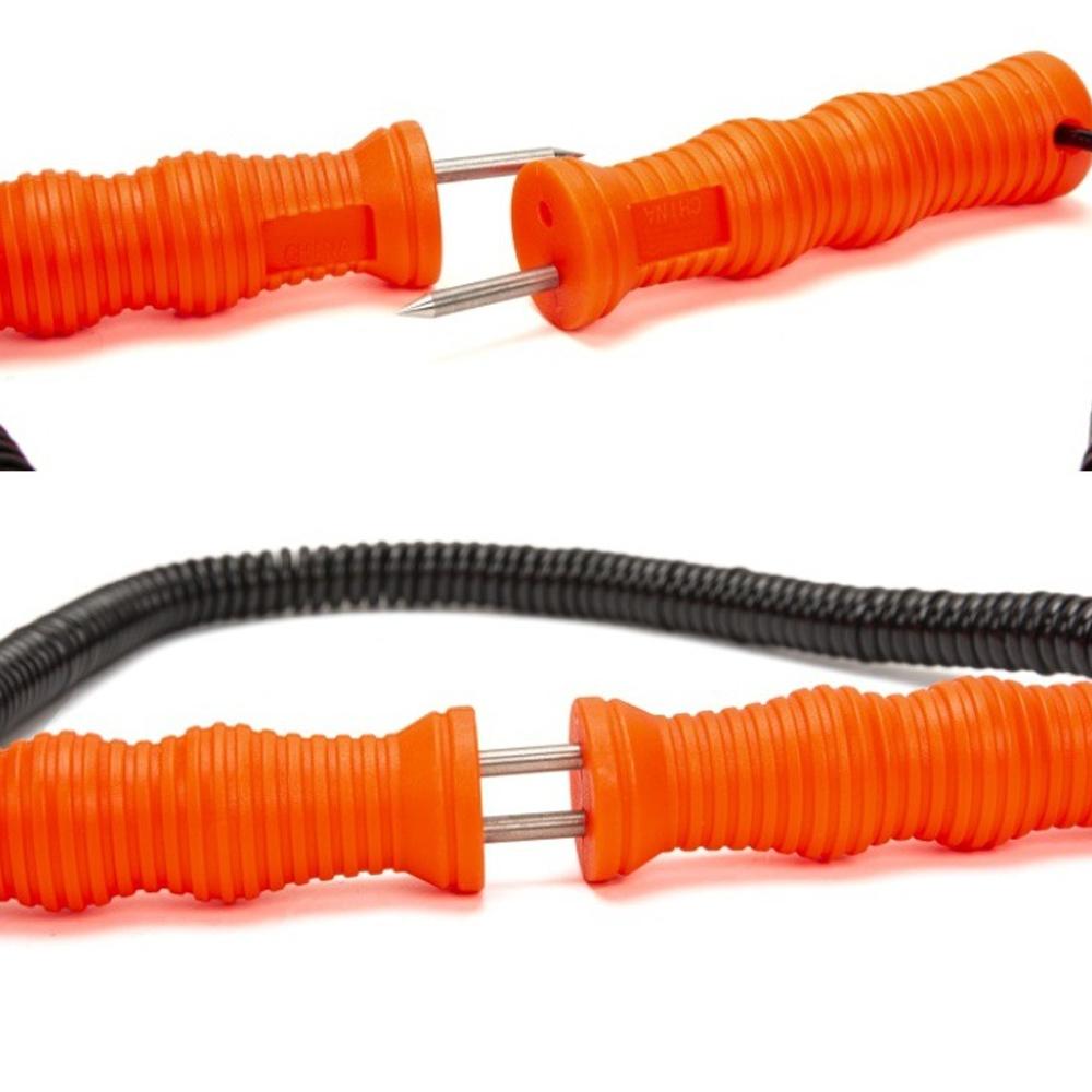 Receivable Ice Picks Kit   Ice Fishing Accessory with Threaded Anti-Slip Grip for Winter Outdoor Activities