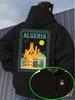 Mænd Algeriet Landemærke Sports Hættetrøje Traditionel Bybygning Palme Træ Print Oversized Pullover Streetwear Sweatshirt Efterår