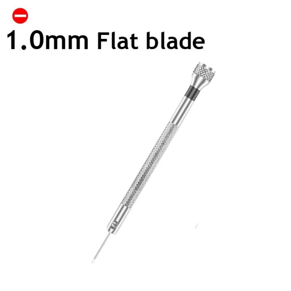 Aluminium Roestvrij Staal Horlogemakers Schroevendraaiers 0,8 mm - 1,6 mm Platkop Horloge Reparatie Schroevendraaier Afneembaar Duurzaam