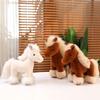 Simulation Pony Doll Plush Toy Children'S Bed To Sleep With Rag Doll Throw Pillow Doll Birthday Gift For Girls