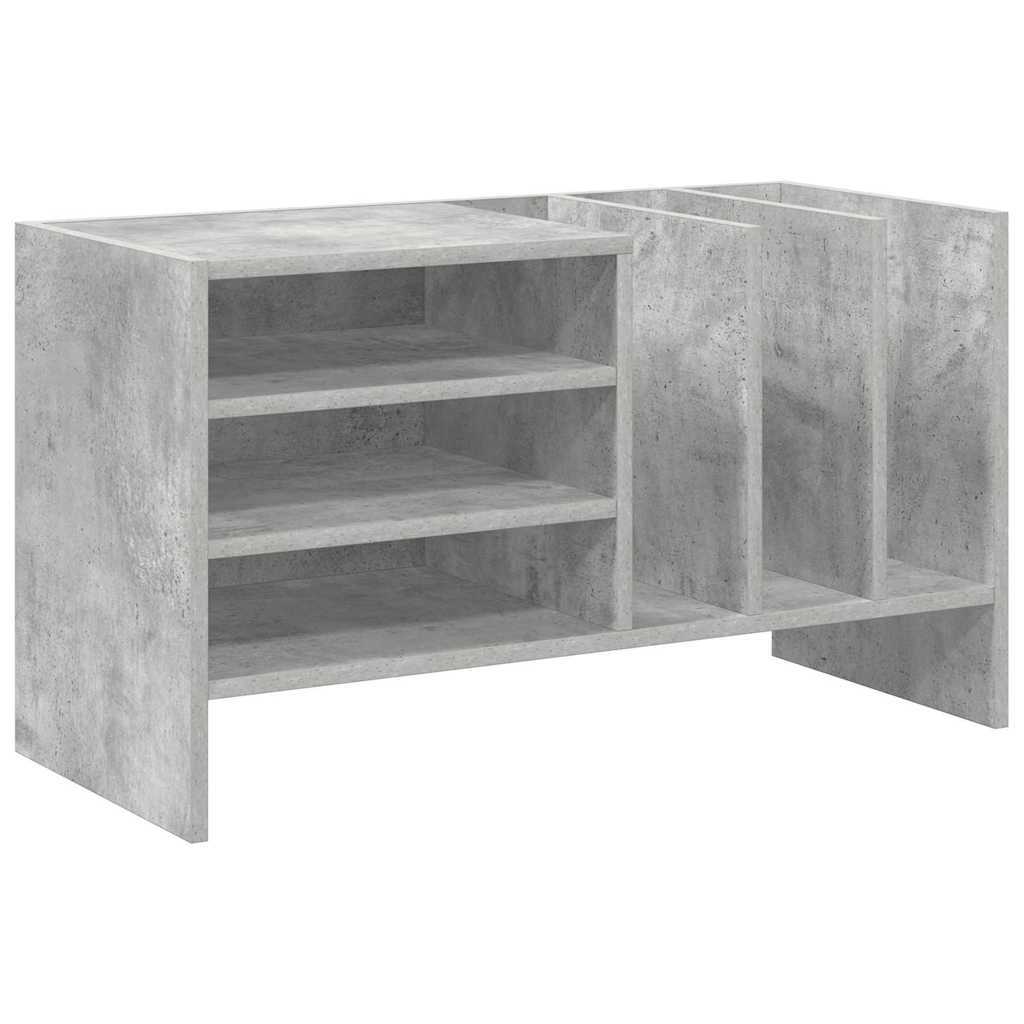 Vinyl Record Cabinet Concrete Grey 78.5 x 35 x 45 cm Particleboard