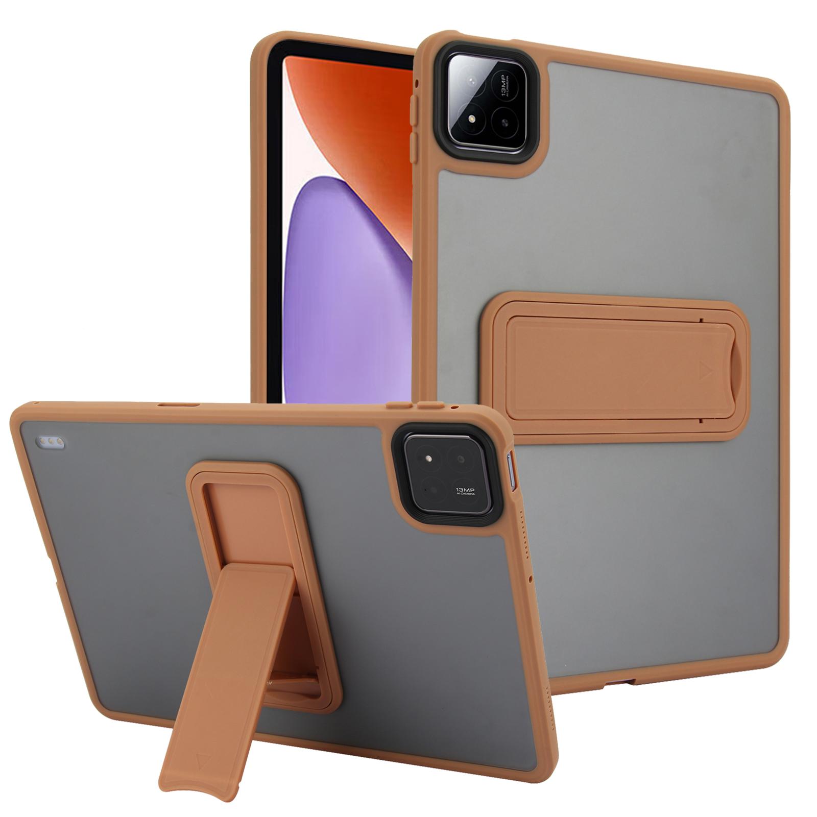 Coque Hybride Mince en TPU + PC pour Poco Pad X1 11,2  / POCO M1 12,1 pouces avec Support Pliable, Housse de Protection Antichoc pour Tablette Poco Pad M1 12.1inch
