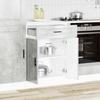 Porto Kitchen Base Cabinet Concrete Grey Particleboard