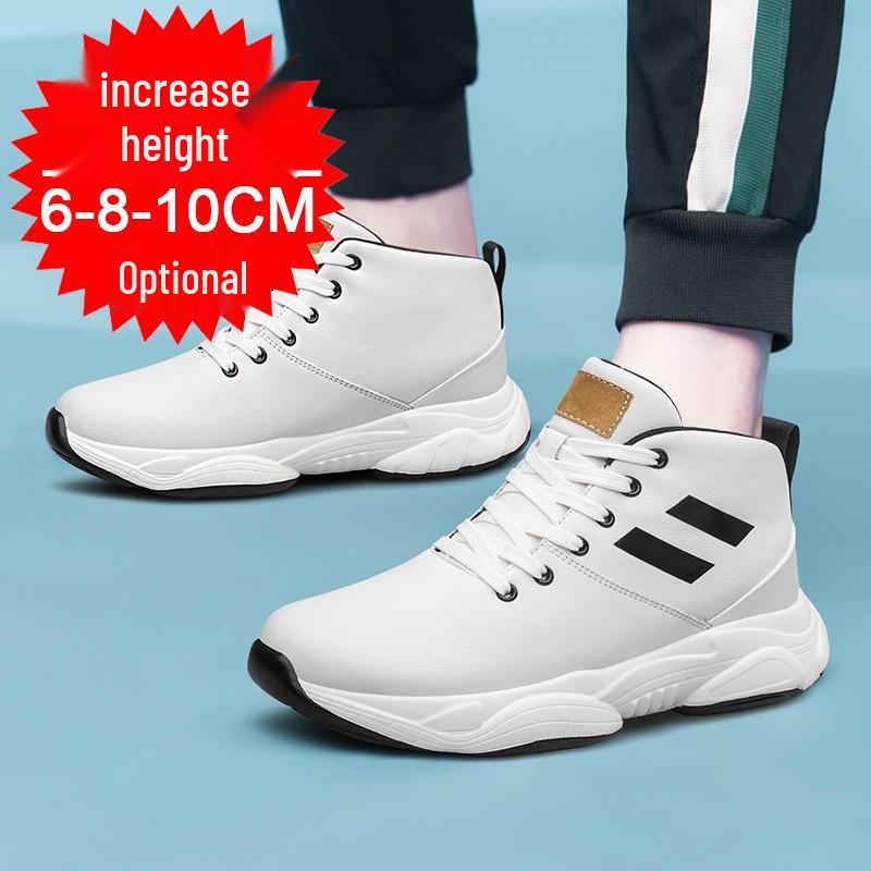 Men's Autumn Casual Breathable Height Increasing Sports Shoes 8CM – Invisible Lift Dad Board Shoes.