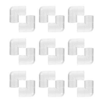 10Pcs Fish Tank Connector Plastic Elbow Hose Connector Aquarium Adapter Tubing Joint Air Pump Fish Tank Tube Elbow