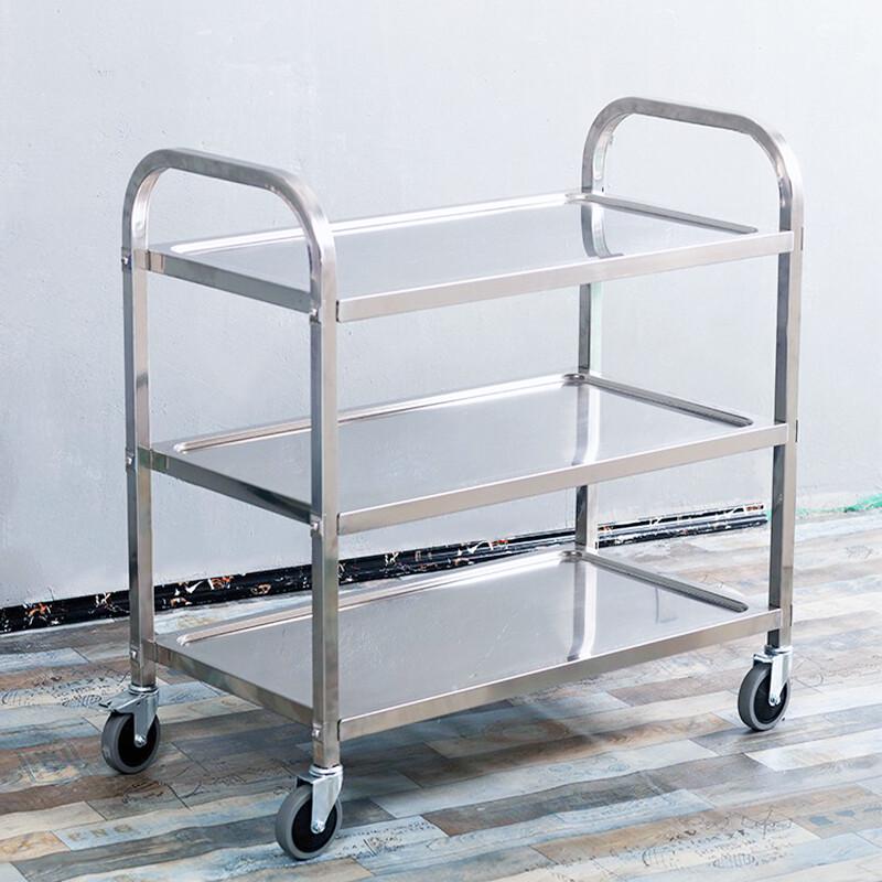 Edo Stainless Steel 3-Tier Mobile Service Cart