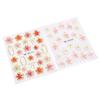 5D Embossed Flower Nail Stickers Self Adhesive Nail Stickers for Woman DIY Manicure Two Piece Set