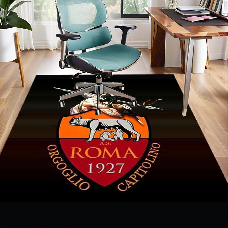 Fußballverein Emblem Büro Teppich Stuhlmatte, Spiel Teppich, Geeignet für Eingangsbereich, Schlafzimmer, Wohnzimmer, Schreibtisch, Weihnachtsgeschenk
