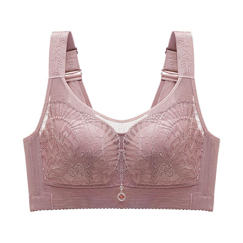 Übergröße Büstig Schlankmachender Seiten-Brust-Minimierer Dünner Trägerloser BH mit Nicht-magnetischem Vollschalen-Design