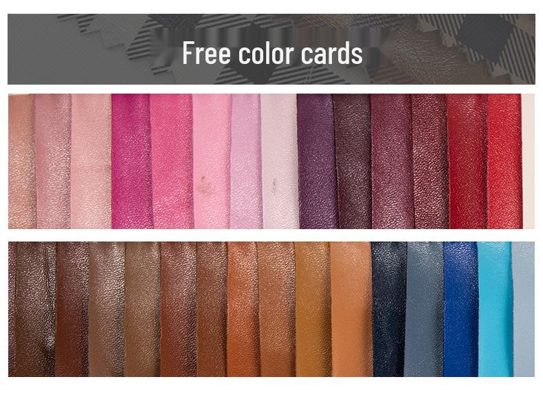 Stretch Nappa New Leather Knit Skirt - Wash-Free PU