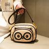 New Niche Design Cartoon Cat Small Round Bag Cute and Fashionable Crossbody Shoulder Bag