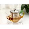 350ml Green Handmade Teapot With Filter Heat Resistant Glass Tea Pot Infuser Stainless Steel Kettle