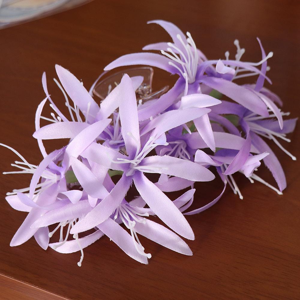 Elegante Blume Seitenclip Tagundnachtgleiche Blume Simulationsblume Greifclip Haiklammer Haarkralle Hanfu