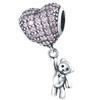 Charms Do Pandora Zawieszka Charms Pave Misiek Moda Trusky ”.”