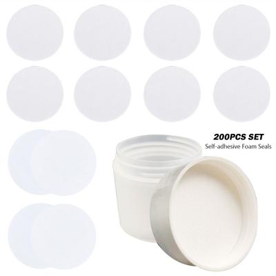 200 Stück Set Selbstklebend Selbstklebend Schaumstoffdichtungen Druckempfindliches Schaumstoffmaterial Druckempfindliche Dichtungen 200 Stück Set