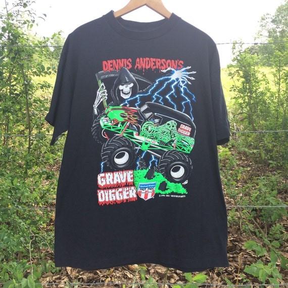 Grave Digger monster truck t shirt basic black Unisex short sleeve tee NH2473 Unisex T-Shirt XXXXL