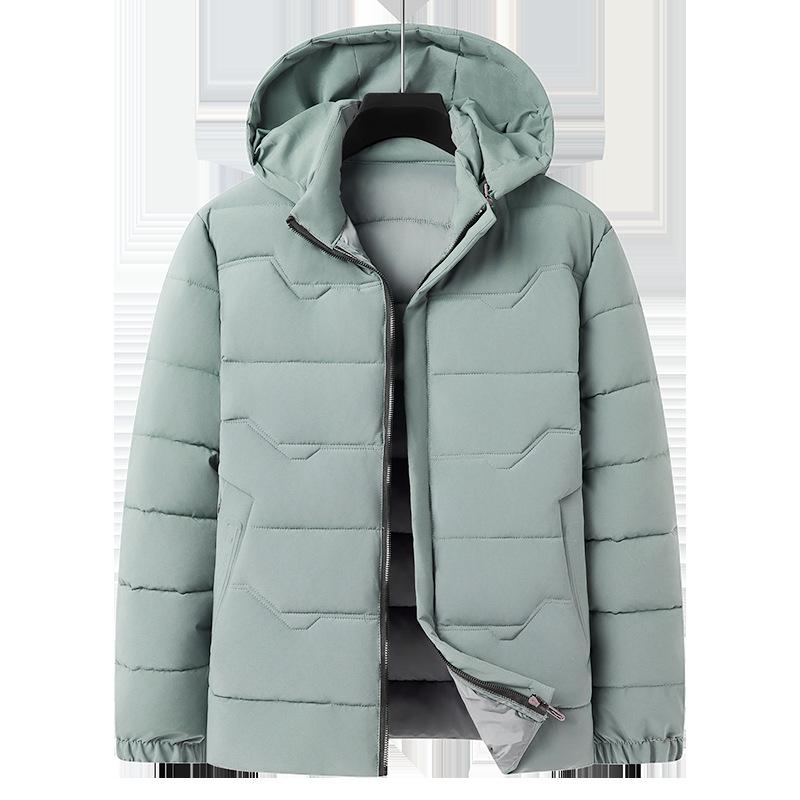 Winter Men's Down Cotton Clothes Short Anti-warm Large Size Thickened Medium Men's Cotton-padded Clothes