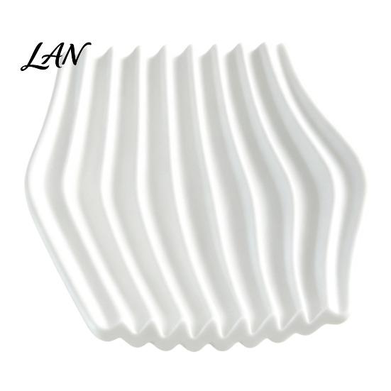 Modern Soap Dish 3D Printed Dish, Minimalist Wave Design Bathroom Holder, Drainage Tray Shower for Bathroom, Kitchen Sink, Vanity Countertop