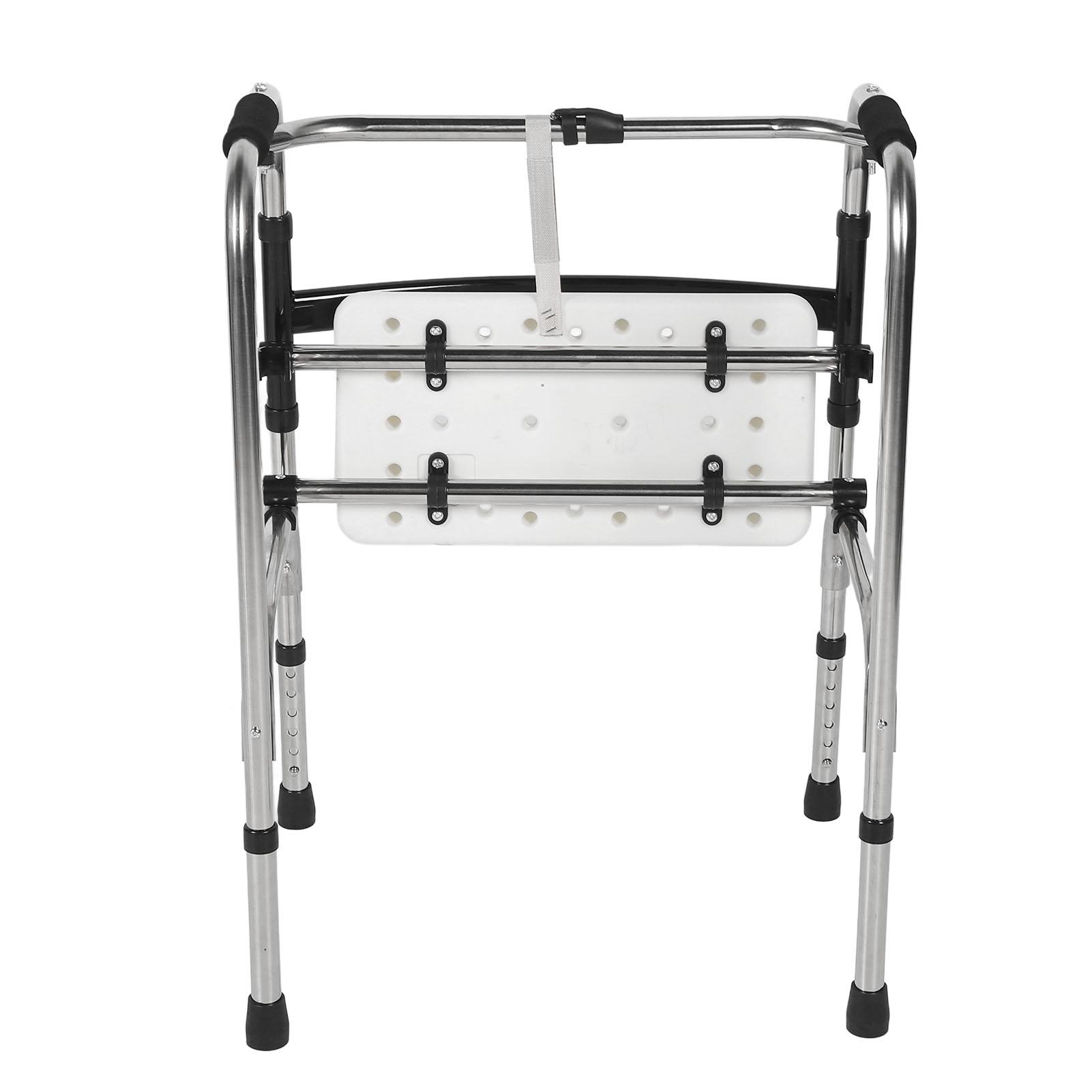 

Узкие ходунки, регулируемые, 6 передач, складные ходунки из нержавеющей стали для пожилых людей, для больничной семьи