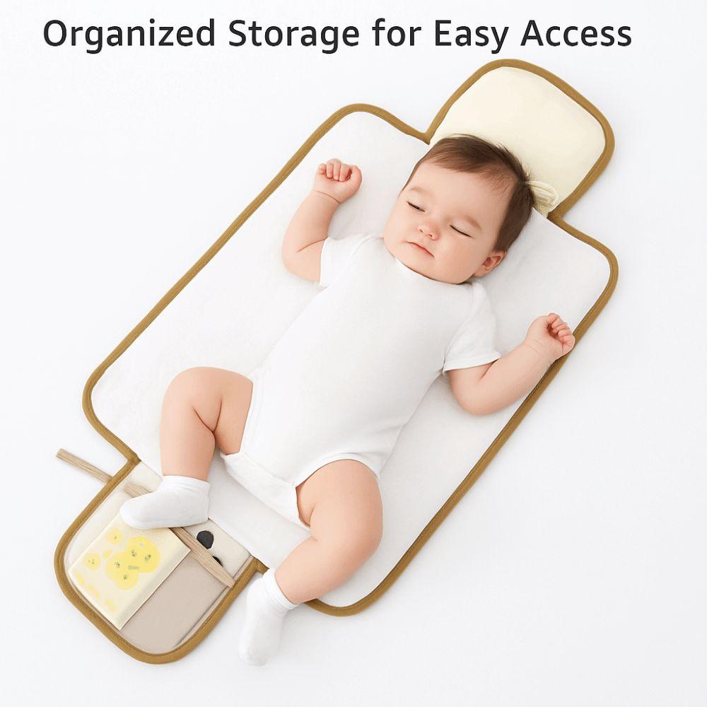 Foldable Diaper Changing Pad Bear Bedding Changing Cover Pad  for Newborn