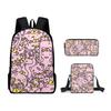 Classic Popular Technoblade 3D Print 3pcs/Set Pupil School Bags Laptop Daypack Backpack Inclined Shoulder Bag Pencil Case