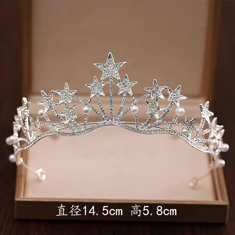 

Корона невесты Барочная головная повязка Супер Эфирная Роскошное Свадебное платье Свадебное платье Принцесса День рождения Повязка для волос Корона Аксессуар для волос