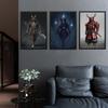 Japanese Samurai Canvas Poster Modern Home Sofa Background Wall Art Painting Print Pictures Bedroom Living Room Decor Mural Gift