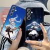 Frieren Anime Mobile Phone Case for Samsung Galaxy S25 S24 S23 S22 S21 S20 Note20 Plus FE Ultra Colour Protective Cover Luxury