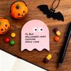 Ghost Shape Sticky Notepad Halloween Themed Memo Pads Adhesive Daily Planner Sticky Pads for Office School Use