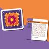 Jeu de cartes Granny Square : 50 modèles de crochet variés, blocs de crochet, vêtements, accessoires pour adultes et débutants