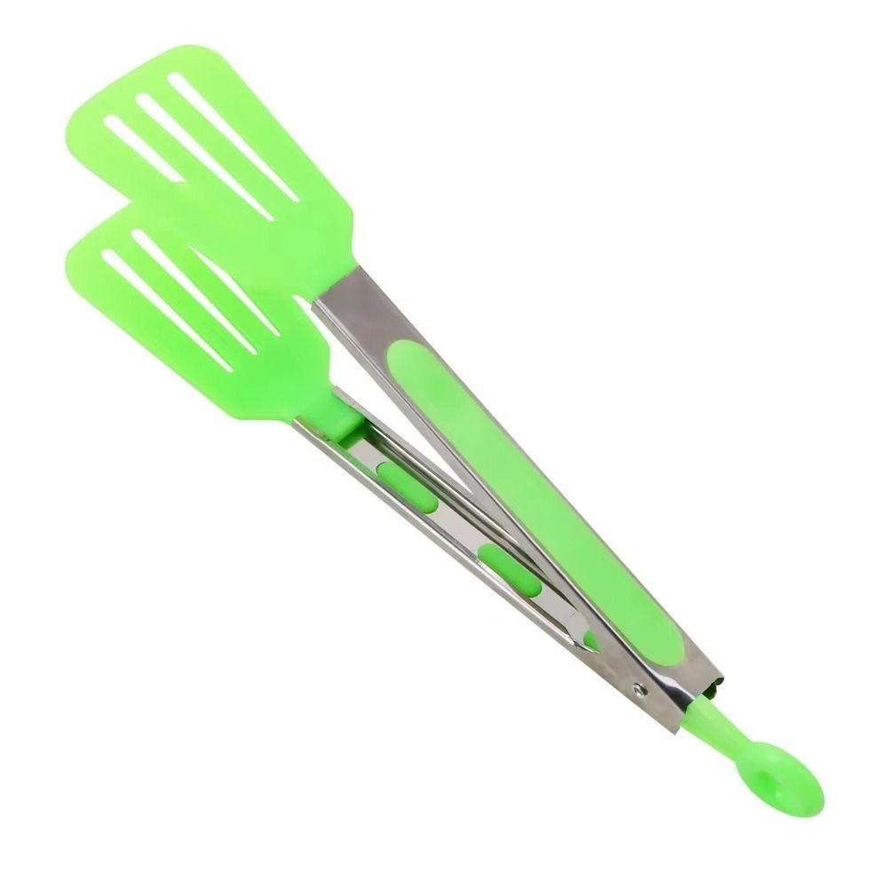 Durable Stainless Steel Non-Stick Kitchen Tongs Pizza Bread Steak Clip Multifunctional BBQ Tongs Food Tongs Outdoor Barbecue