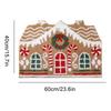 Christmas Doormat Non-Slip - Gingerbread House Holiday Front Door Mat for Indoor & Outdoor, Welcome Mat for Living Room Entryway