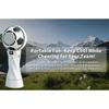 Portable Handheld Fan - 5 Gear High Speed 3000mAh Rechargeable Mini Personal Hand Fan Blow Cold Air, Battery Operated Travel Essentials
