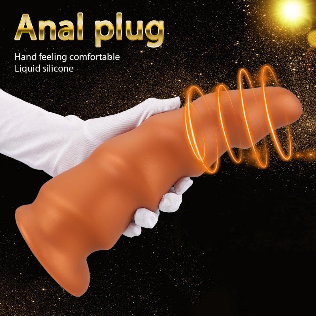 Silicone Wave Butt Plug Couple Sexy Masturbation Anus Sex Toy Men and Women Wear Anti-off Chrysanthemum Expansion Dildos